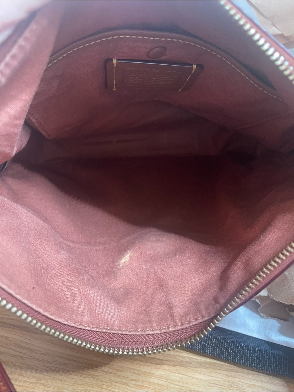 Coach Brown Signature Chaise Crossbody - Picture 7 of 7